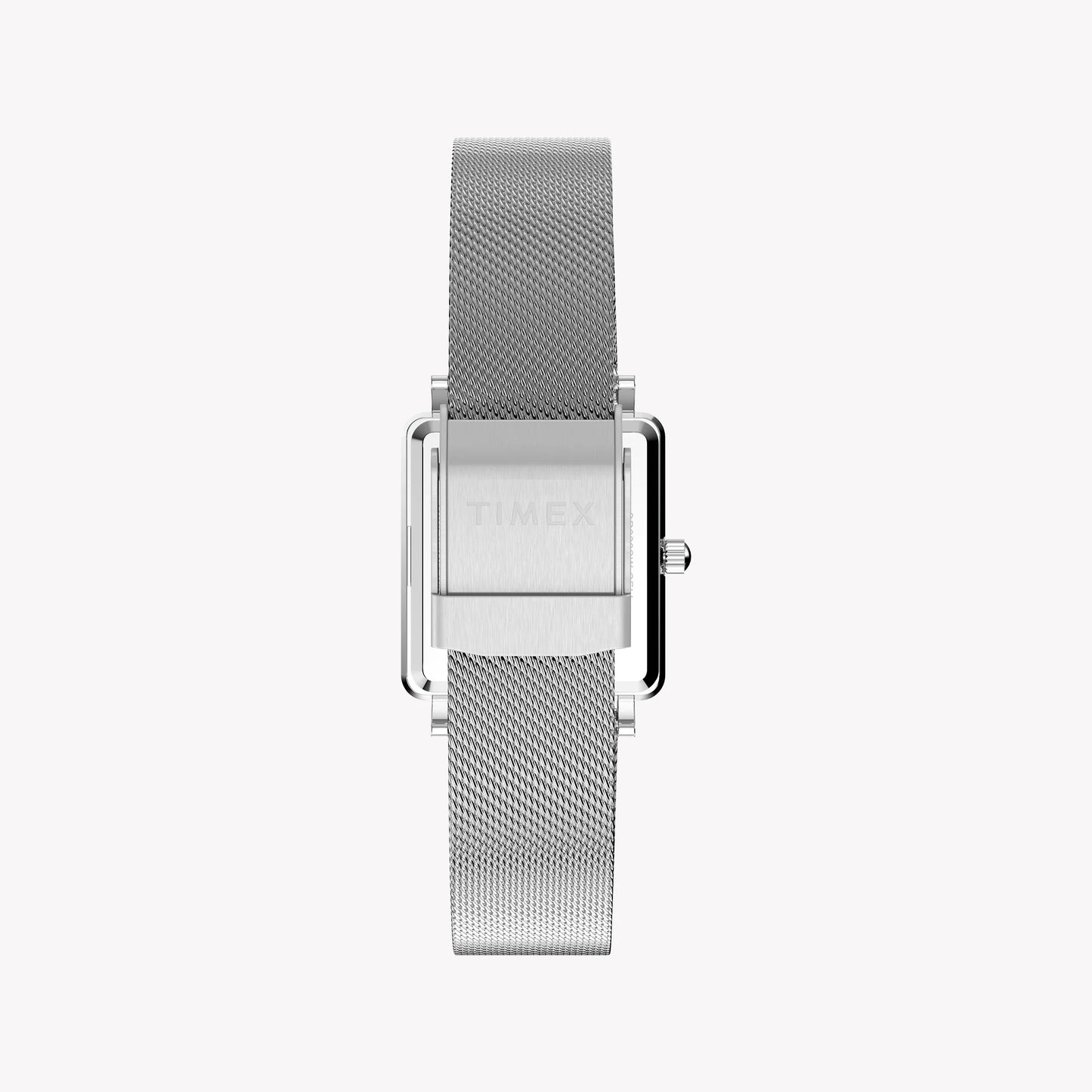 Transcend Rectangle Silver-tone Case & Bracelet with Silver Dial | TW2Y26300-2