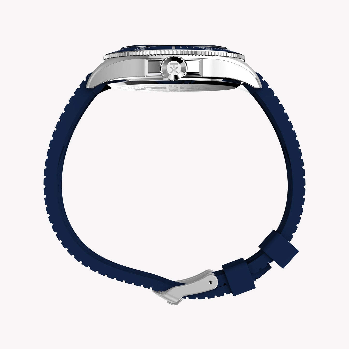Timex Men's Silver-Tone SS, Blue Resin | TW2Y33400-3