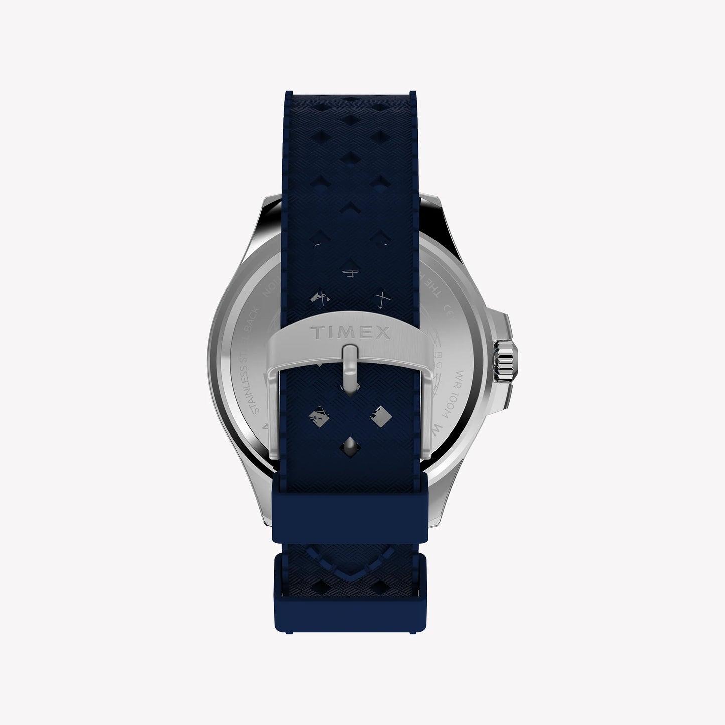 Timex Men's Silver-Tone SS, Blue Resin | TW2Y33400-2