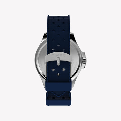Timex Men's Silver-Tone SS, Blue Resin | TW2Y33400-2