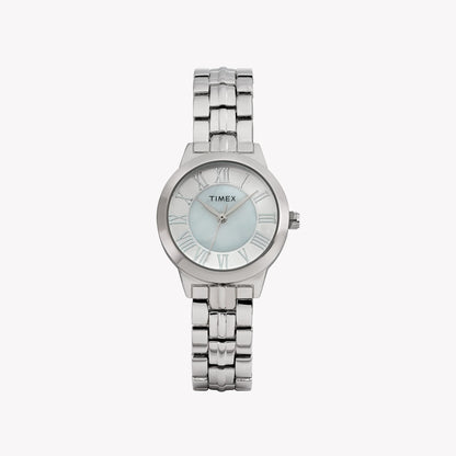 Womens Silver Tone Case & Bracelet with Mother of Pearl Dial TW2Y38400-0