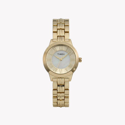 Women’s Gold Tone Case & Bracelet with Gold Dial TW2Y38600 | Elegant Watch-0