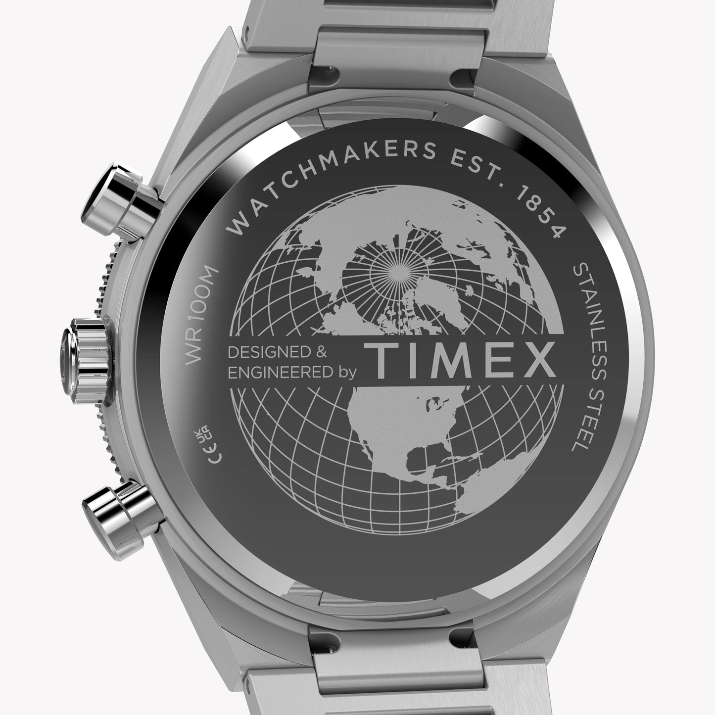 TIMEX Men's Stainless Steel Silver-Tone, Blue Dial | TW2Y55900-4