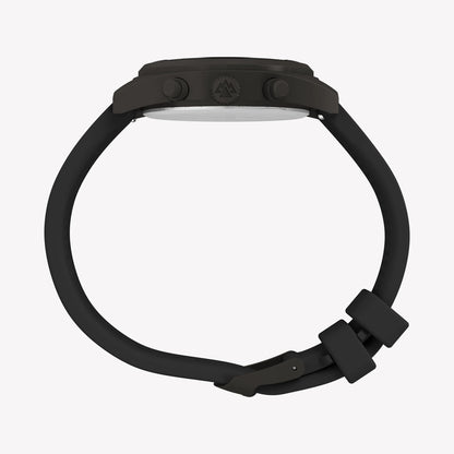 Timex Men's Gunmetal SS, Black Silicone | TW2Y61000-3