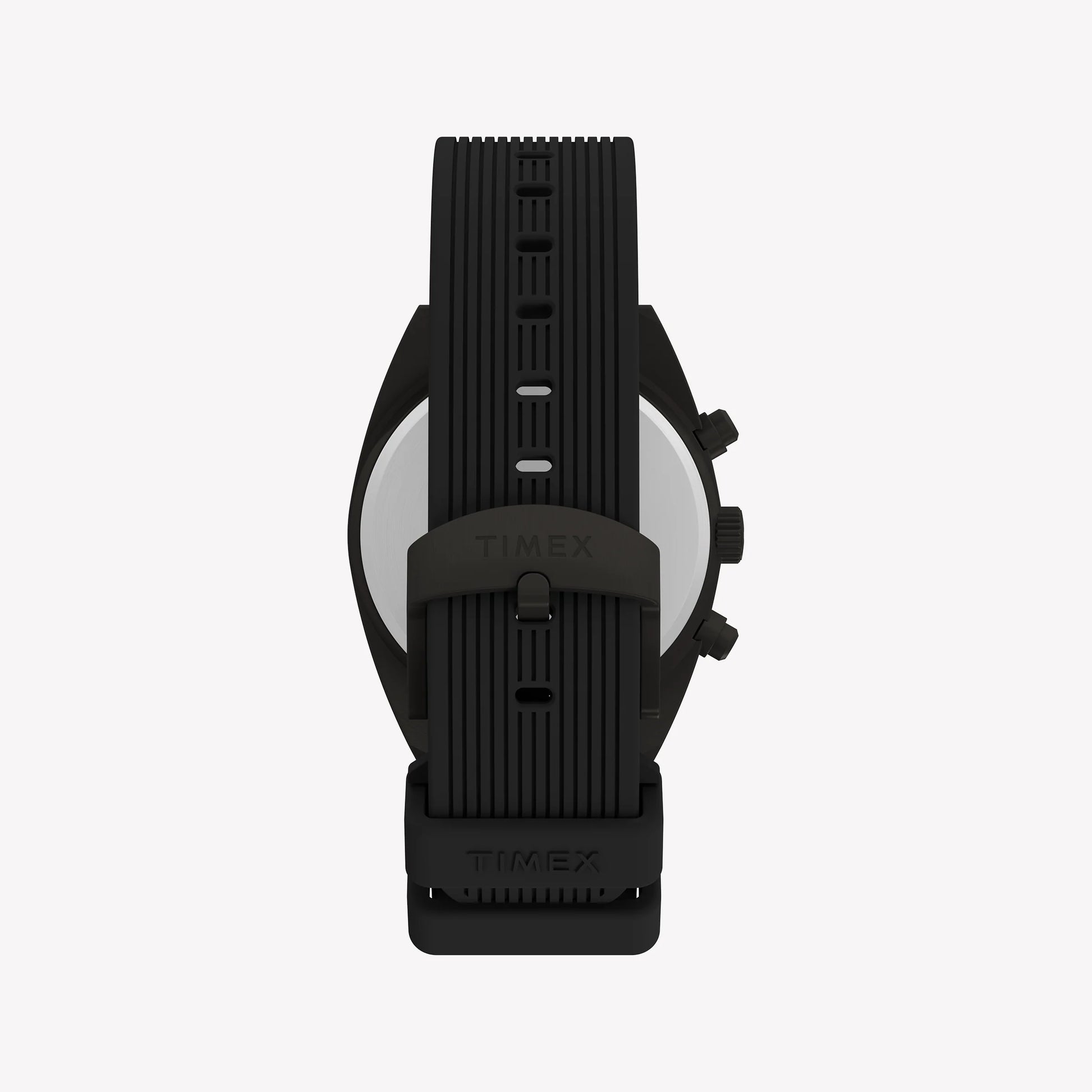 Timex Men's Gunmetal SS, Black Silicone | TW2Y61000-2