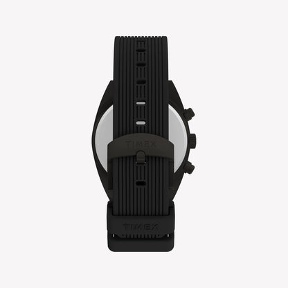 Timex Men's Gunmetal SS, Black Silicone | TW2Y61000-2
