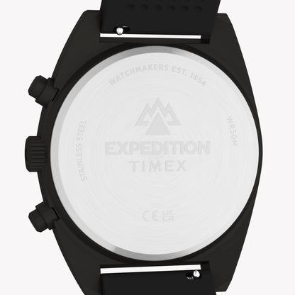 Timex Men's Gunmetal SS, Black Silicone | TW2Y61000-4