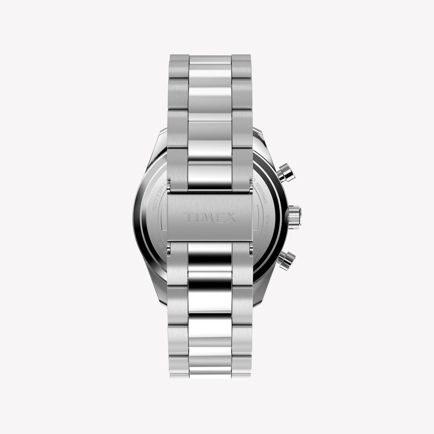 TIMEX Men's Silver-Tone Stainless Steel, Green | TW2Y62100-2