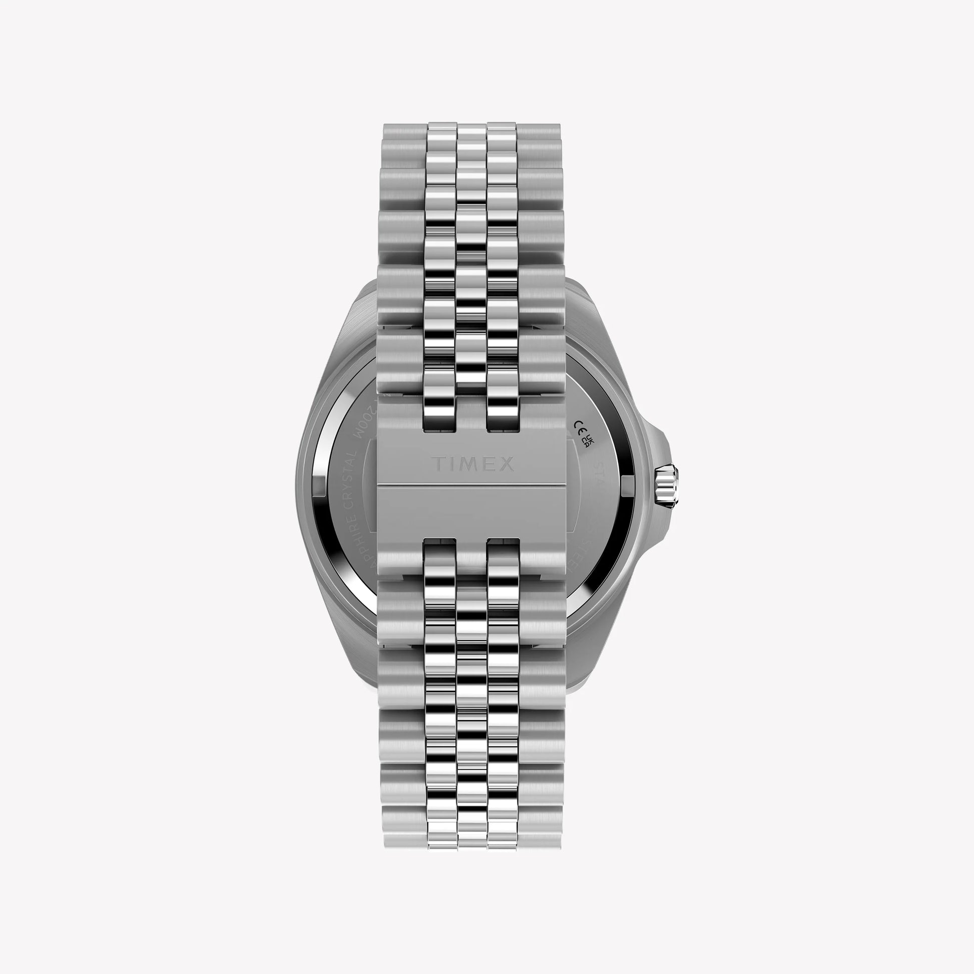 TIMEX Men's SS Silver-Tone, Black Dial | TW2Y64500-2