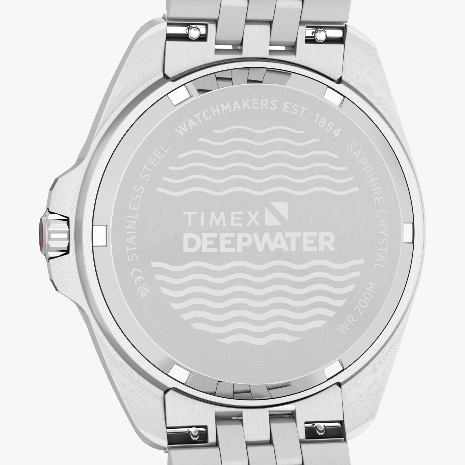 TIMEX Men's SS Silver-Tone, Black Dial | TW2Y64500-4