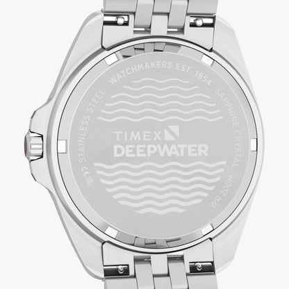 TIMEX Men's SS Silver-Tone, Black Dial | TW2Y64500-4
