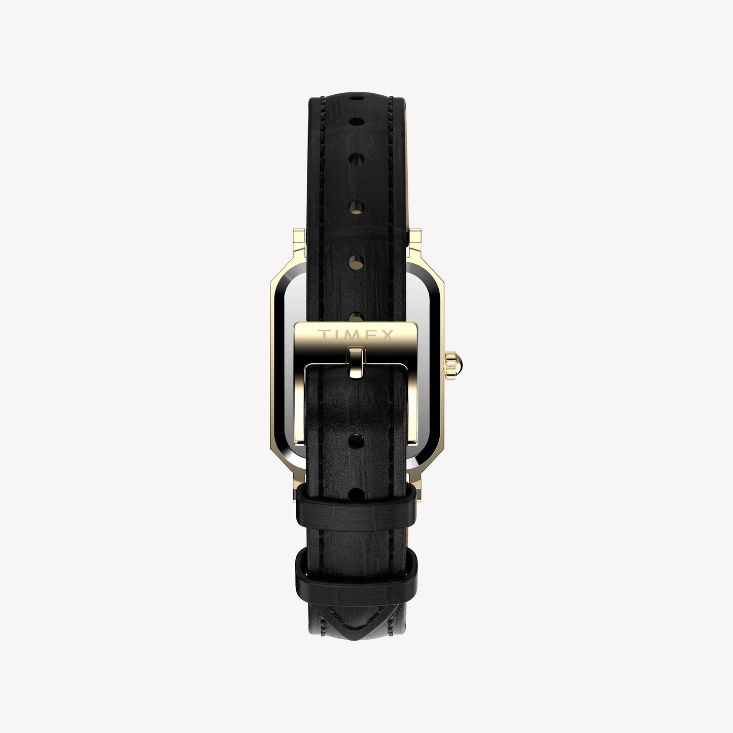 Timex Women's Gold-Tone, Black Leather | TW2Y71900-2