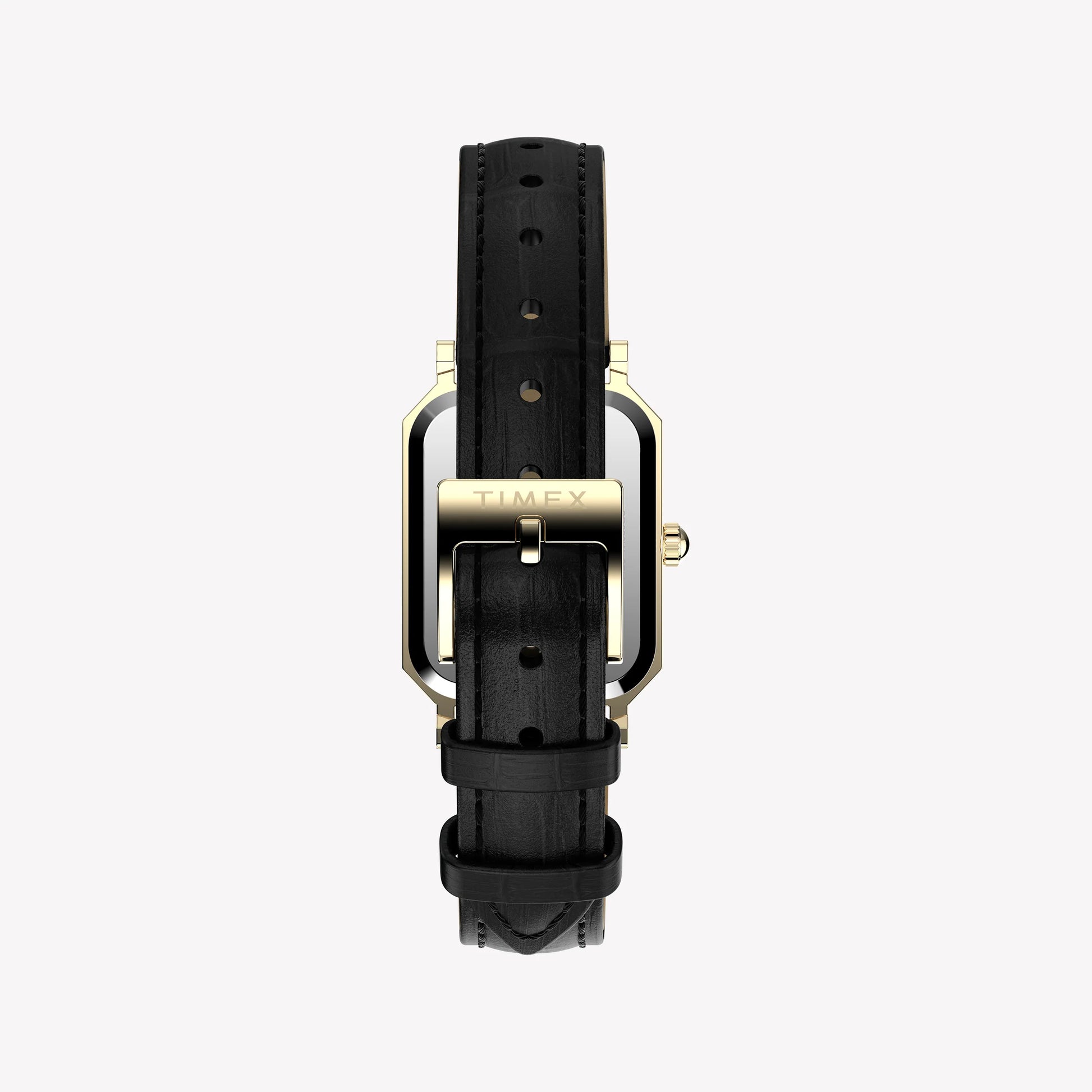 Timex Women's Gold-Tone, Black Leather | TW2Y71900-2