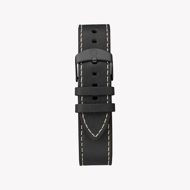 Timex Men's Black Leather Watch, Brass Case | Tw4b09100-2