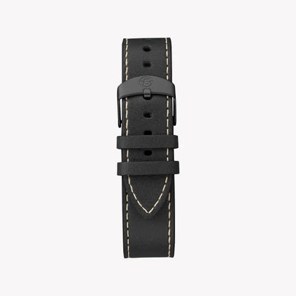 Timex Men's Black Leather Watch, Brass Case | Tw4b09100-2