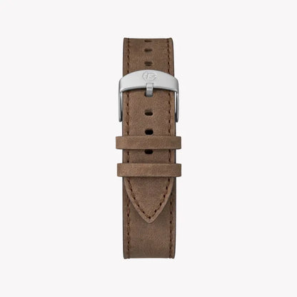 Timex Men's Tan Leather Watch, Off White Dial | Tw4b10600-2