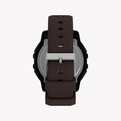 Timex Men's Black/Brown, Synthetic/Silicone | Tw4b33800-3