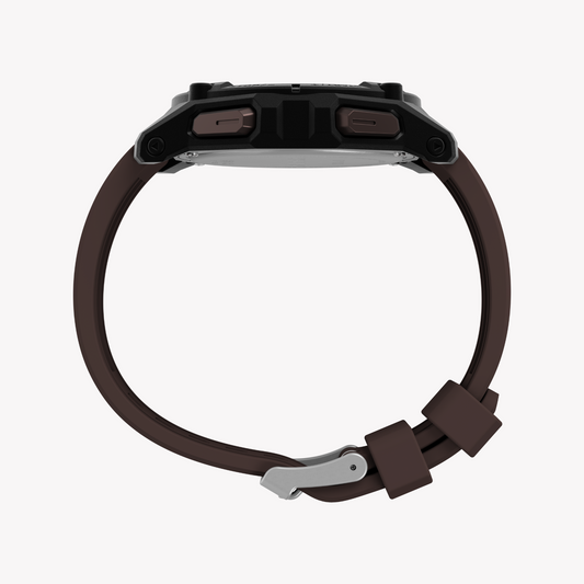Timex Men's Black/Brown, Synthetic/Silicone | Tw4b33800-1