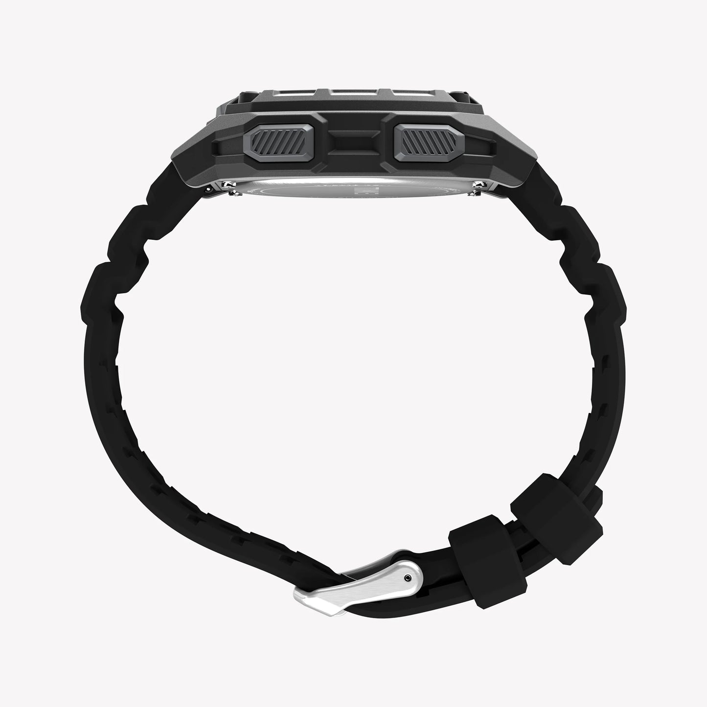 TIMEX Men's Black PC+GF, Black Silicone | TW4B34400-3