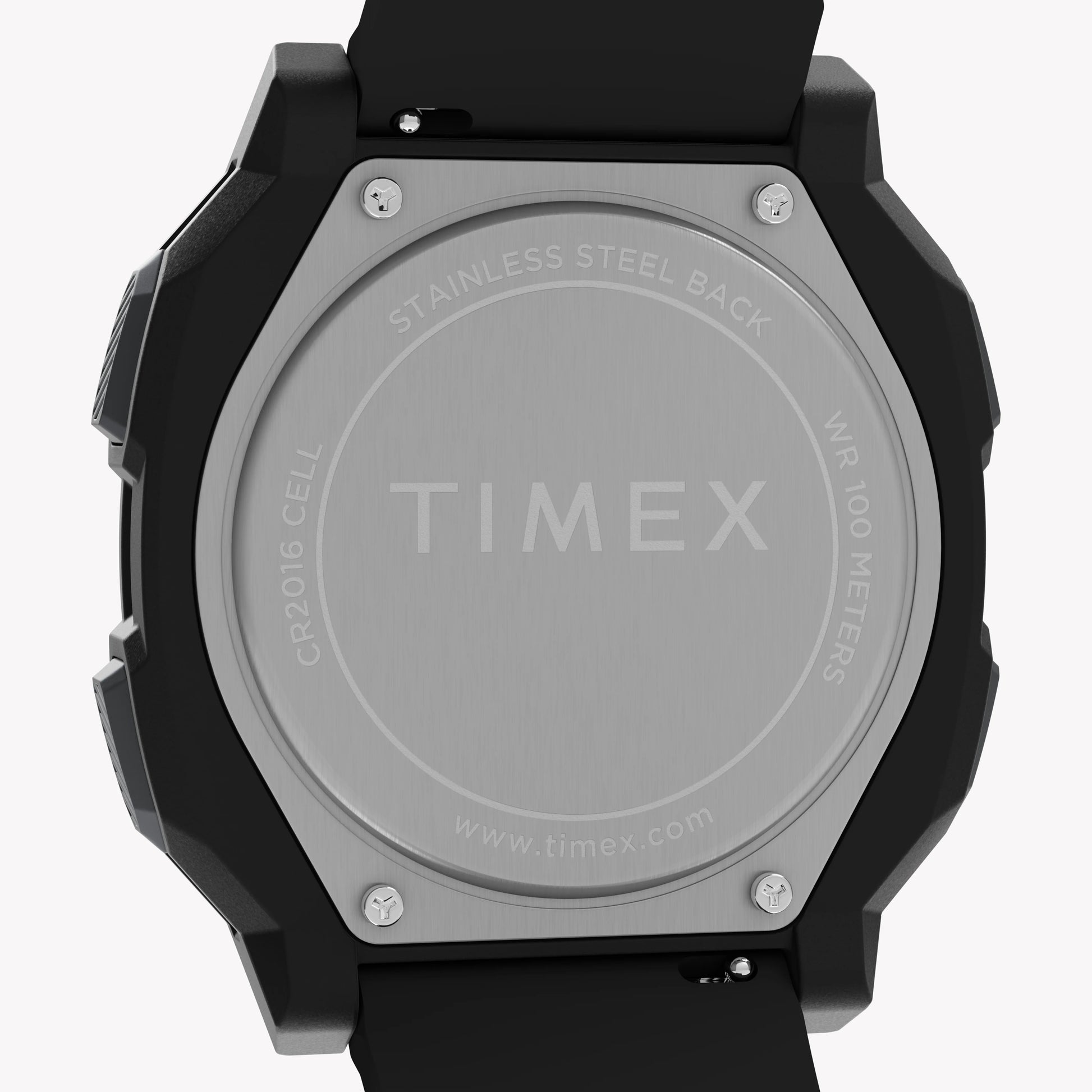 TIMEX Men's Black PC+GF, Black Silicone | TW4B34400-4