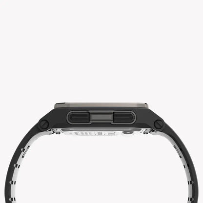 Timex Men's Black Silicone Watch, Digital Dial | Tw5m29000-1