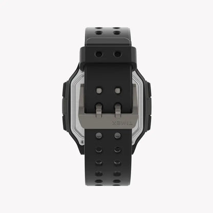 Timex Men's Black Silicone Watch, Digital Dial | Tw5m29000-2