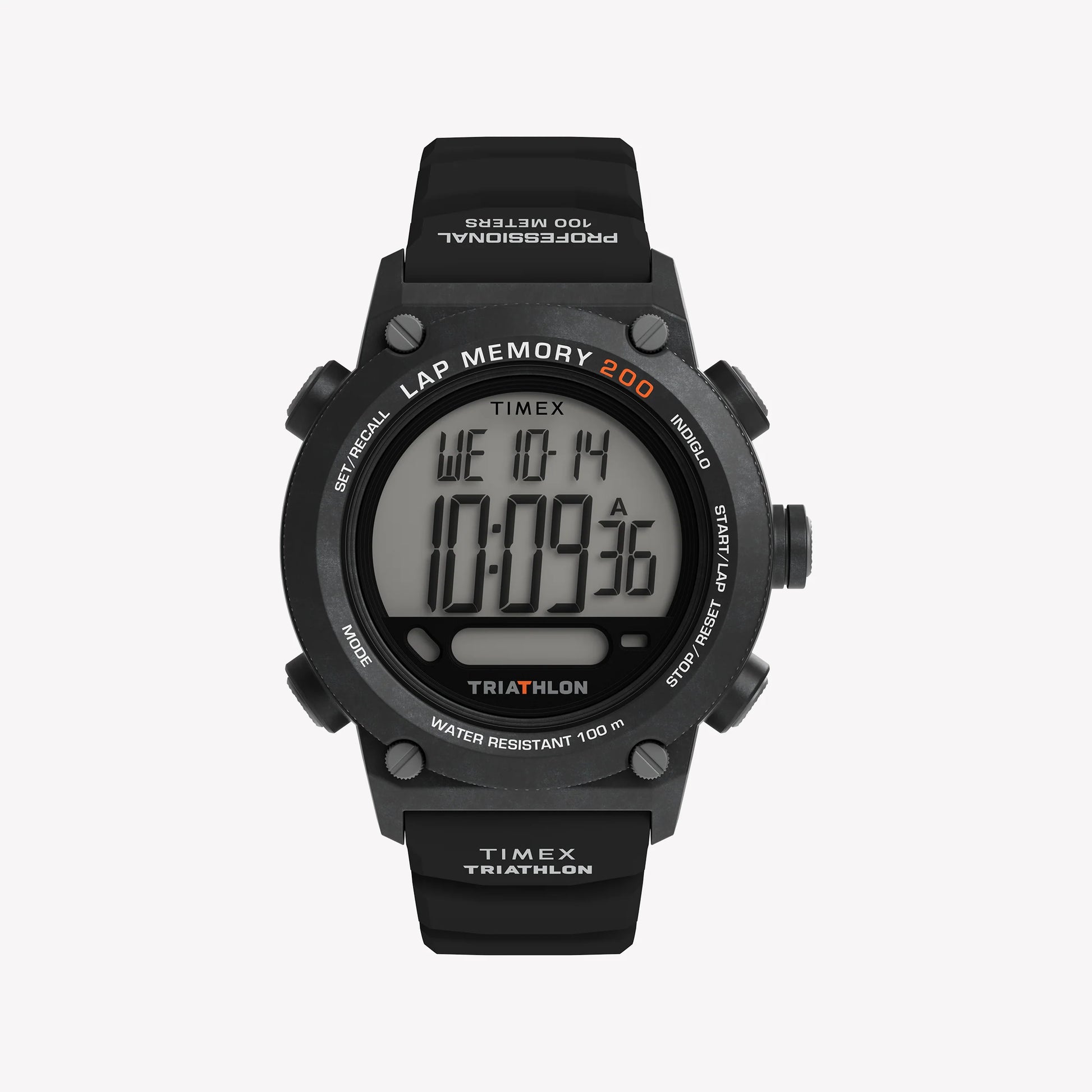 TIMEX Men's Black Digital, Black Silicone | TW5M66900-0