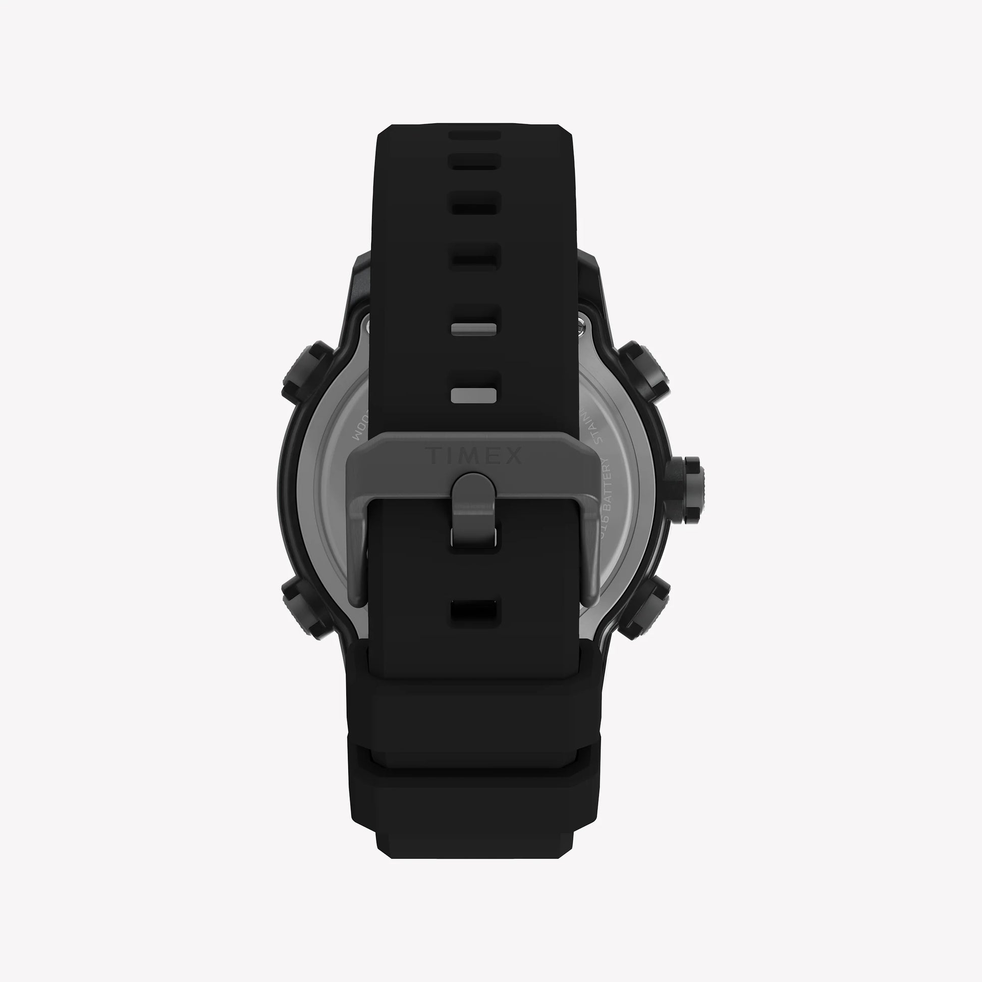 TIMEX Men's Black Digital, Black Silicone | TW5M66900-3