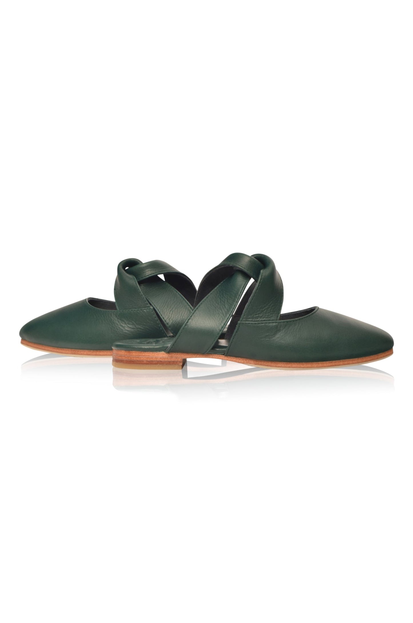 Taj Mahal Pointy Toe Leather Mules-2