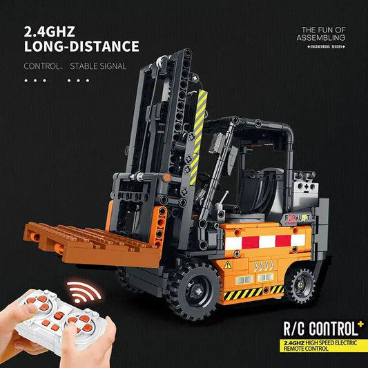 Technic RC Heavy Duty Forklift Building Kit (592 Piece)