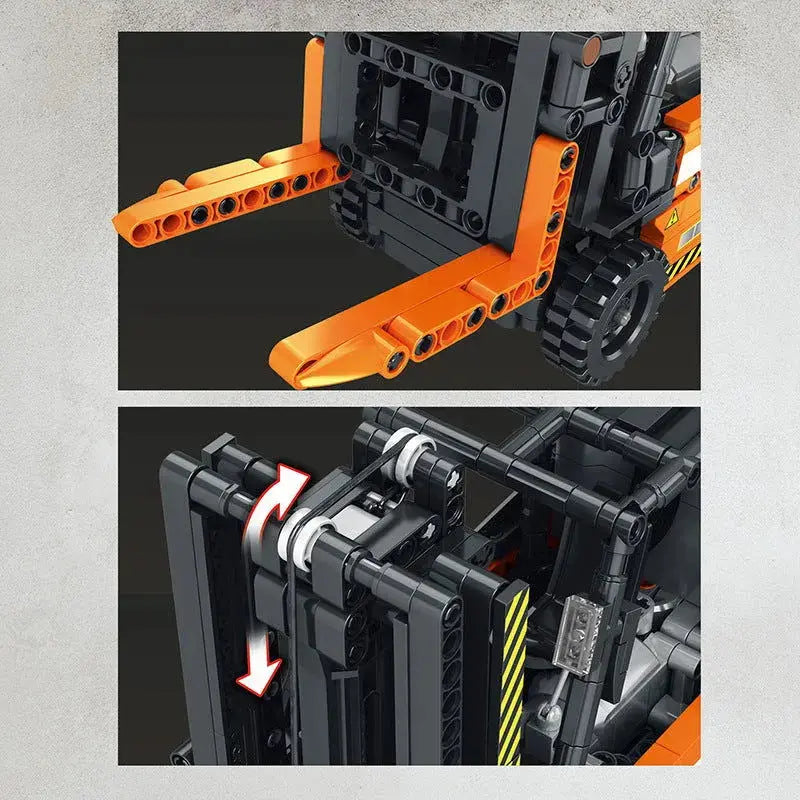 Technic RC Heavy Duty Forklift Building Kit (592 Piece)