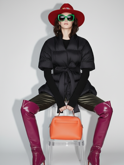 Tribeca Pleated Puffer Jacket BYMANYC ® New York-2