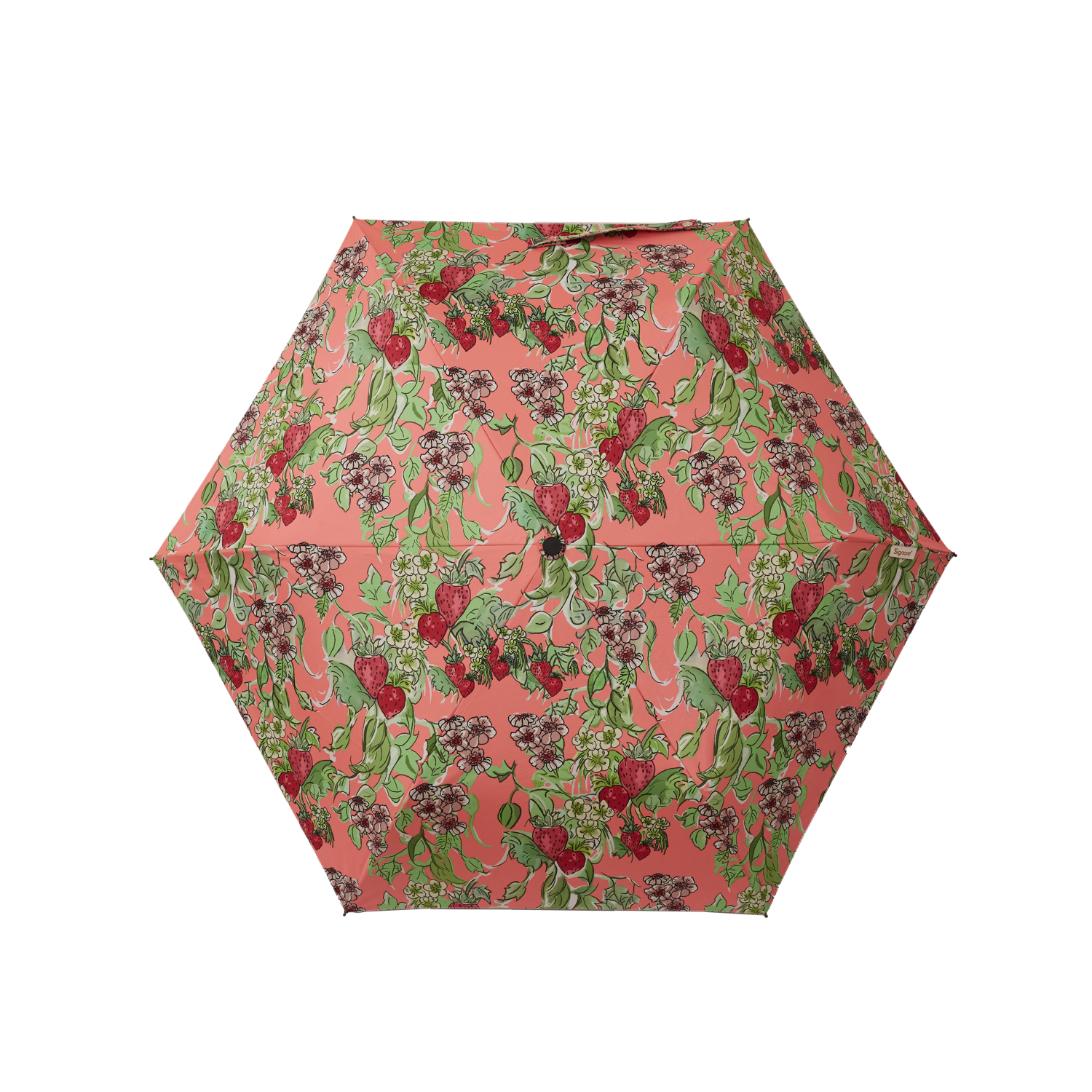 Wild Strawberry - Automatic Folding Umbrella-1