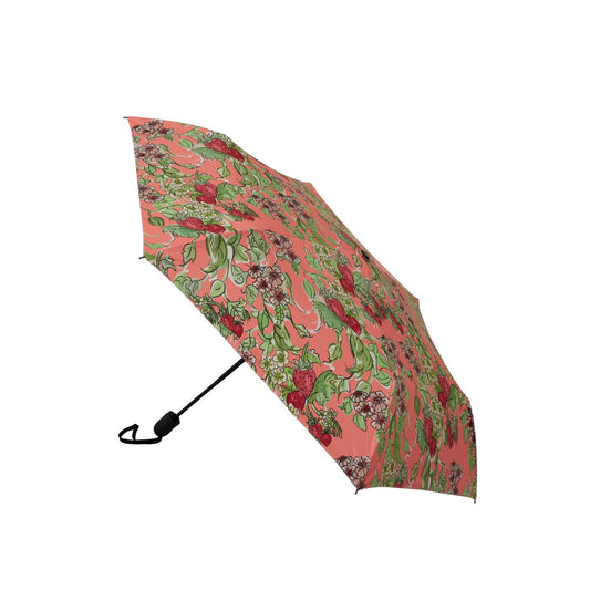Wild Strawberry - Automatic Folding Umbrella-0