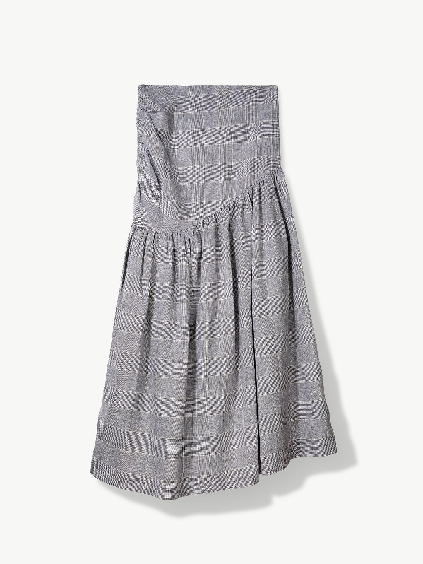 Gathered Maxi skirt Organic Linen – Hilda | No More Nobody