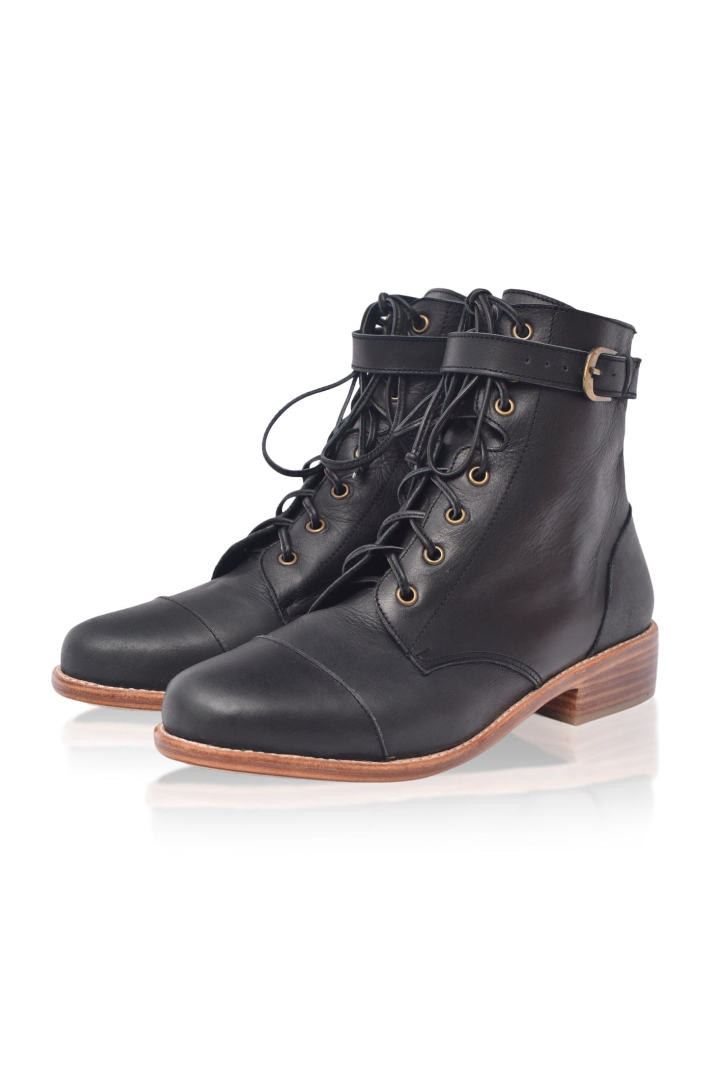 Valley Dream Lace Up Leather Boots-2