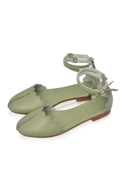 Venus Leather Flats-8