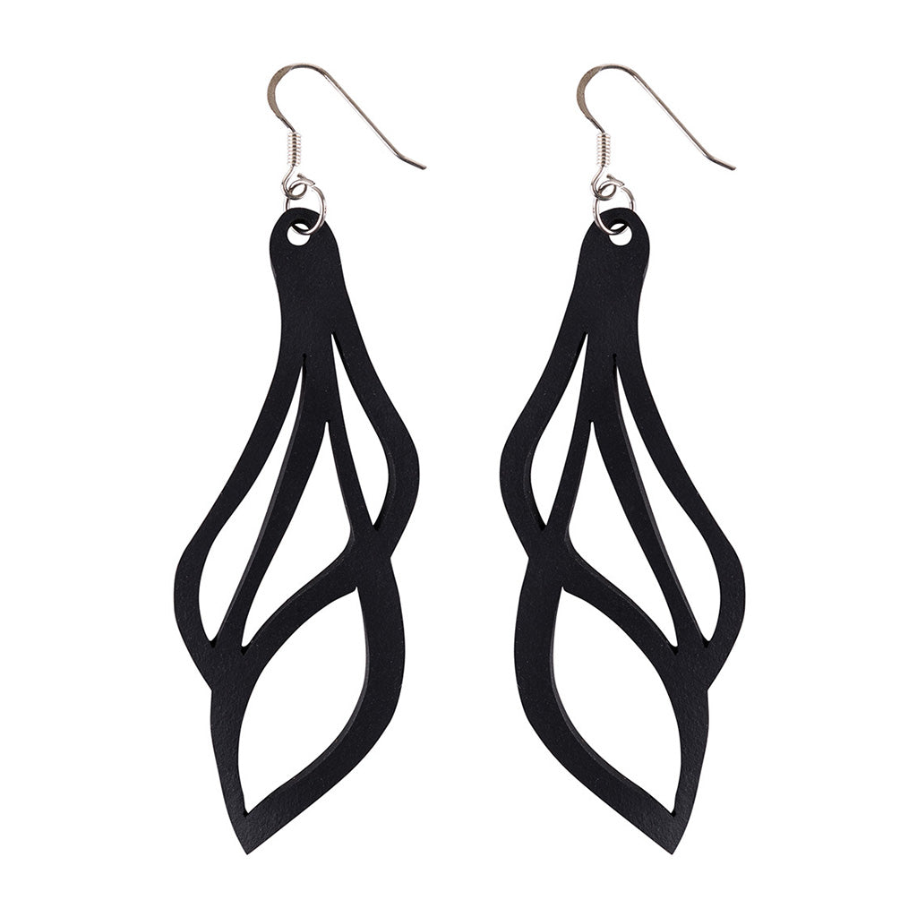 Vine Lightweight Inner Tube Earrings-1