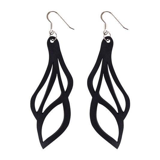 Vine Lightweight Inner Tube Earrings-1