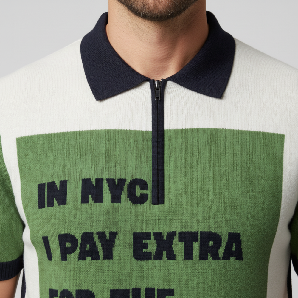 WALL STREET Cashmere Polo BYMANYC ® New York-3