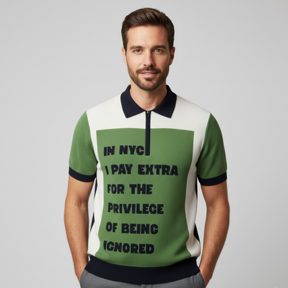 WALL STREET Cashmere Polo BYMANYC ® New York-2