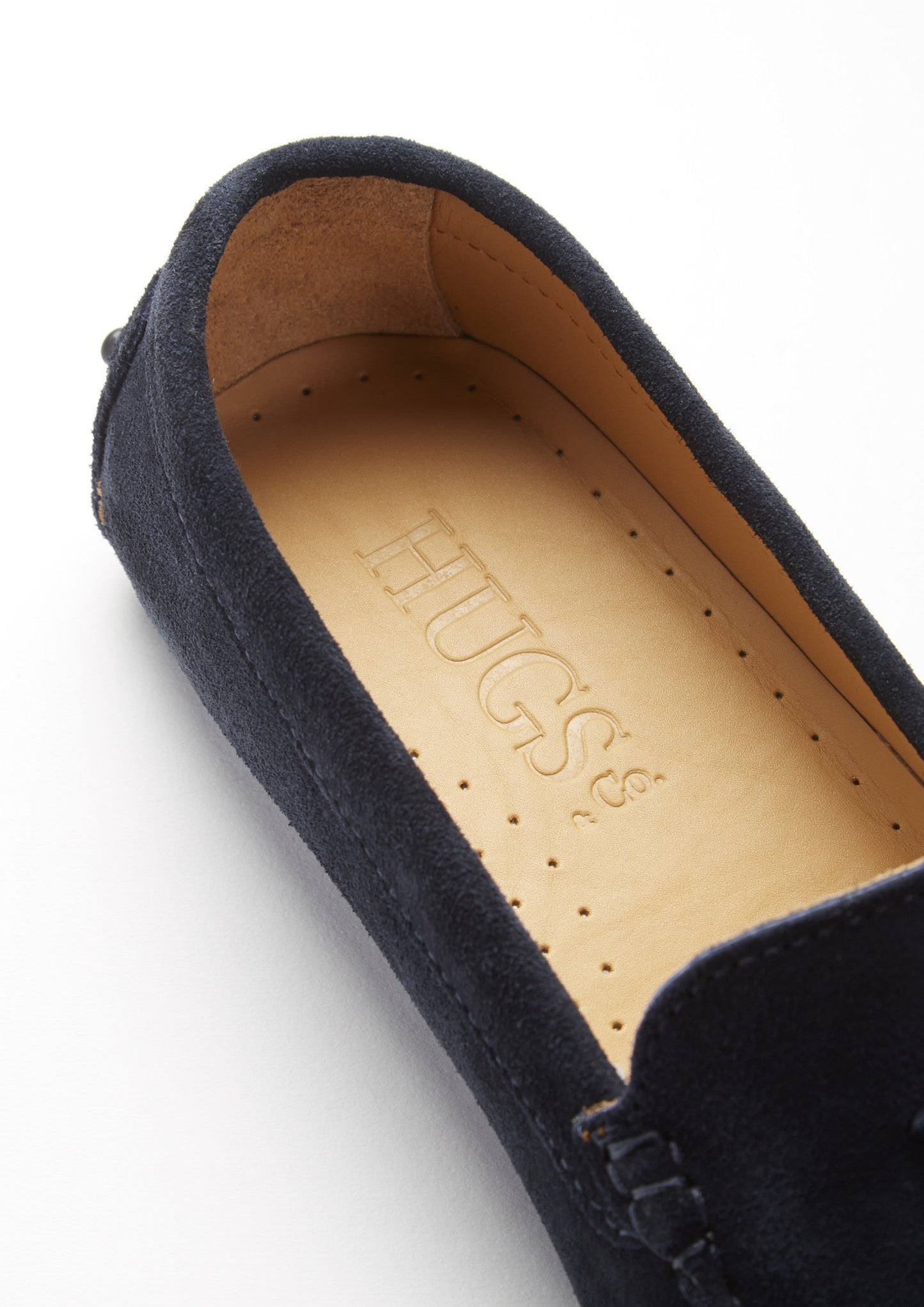 Women's Tasselled Driving Loafers, navy blue suede-3
