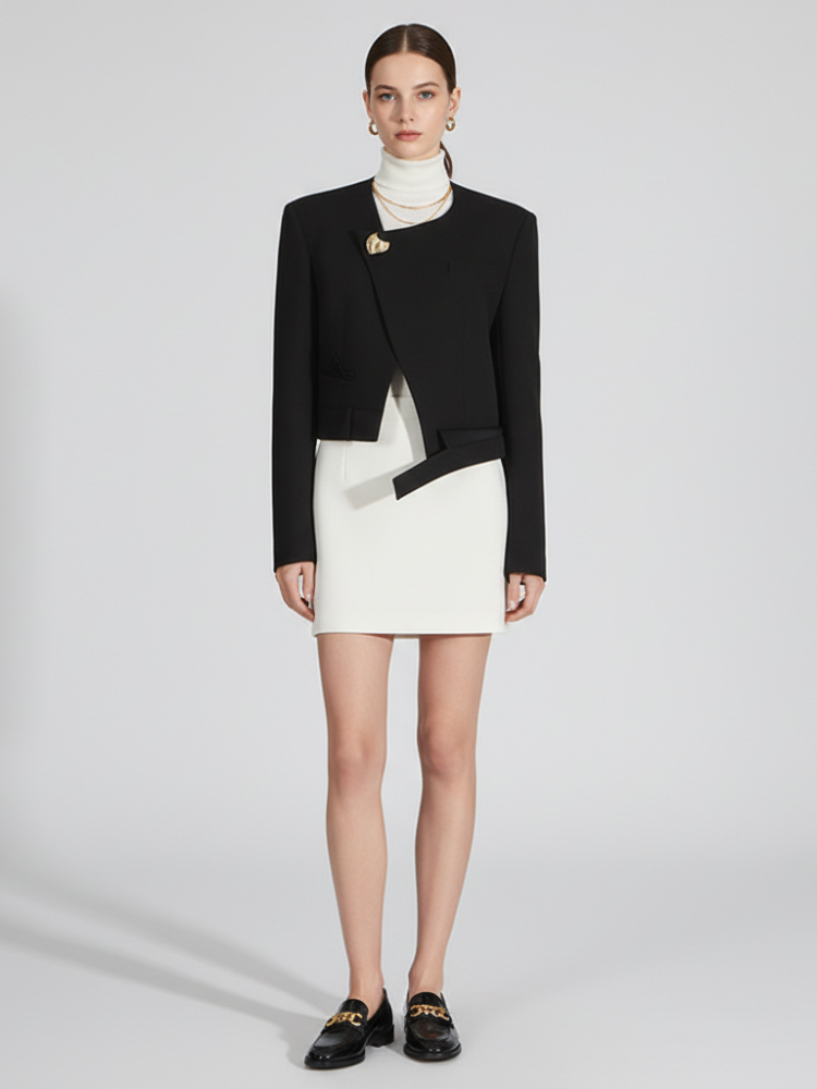 Women's Asymmetric Blazer CHELSEA ECO FASHION BYMANYC ® New York-2