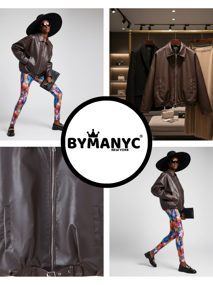 Women's Eco Jacket HARLEM NY CITY Collection BYMANYC ® New York-2