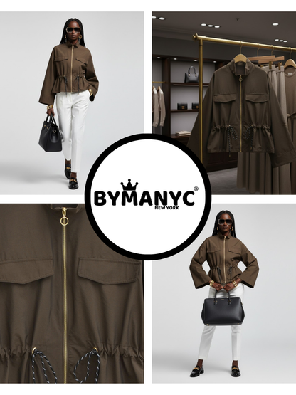 Women's Eco Jacket JACKSON HEIGHTS NY CITY Collection BYMANYC ® New York-1