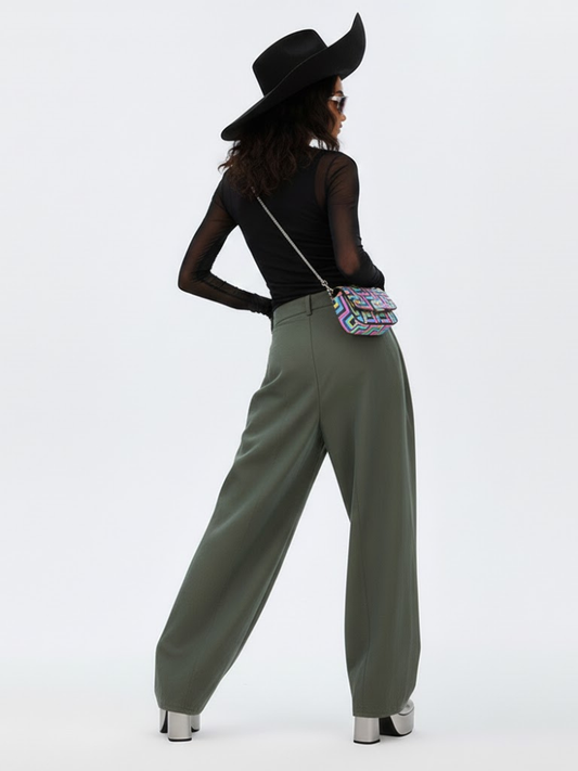 Women's Extra Wide Trousers BUSHWICK NYFW New Colecction BYMANYC ® New York-1