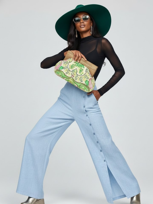 Women's Extra Wide Trousers SOHO NYFW New Colecction BYMANYC ® New York-0