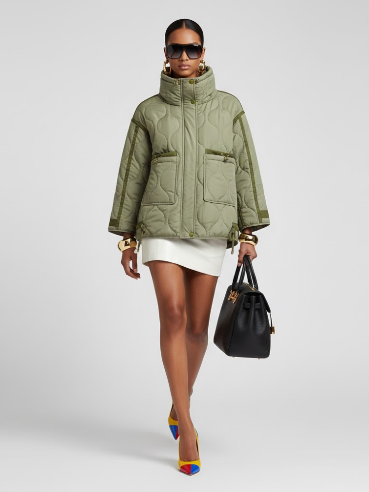 Women's Eco Jacket TRIANGLE NYFW New Collection BYMANYC ® New York-0