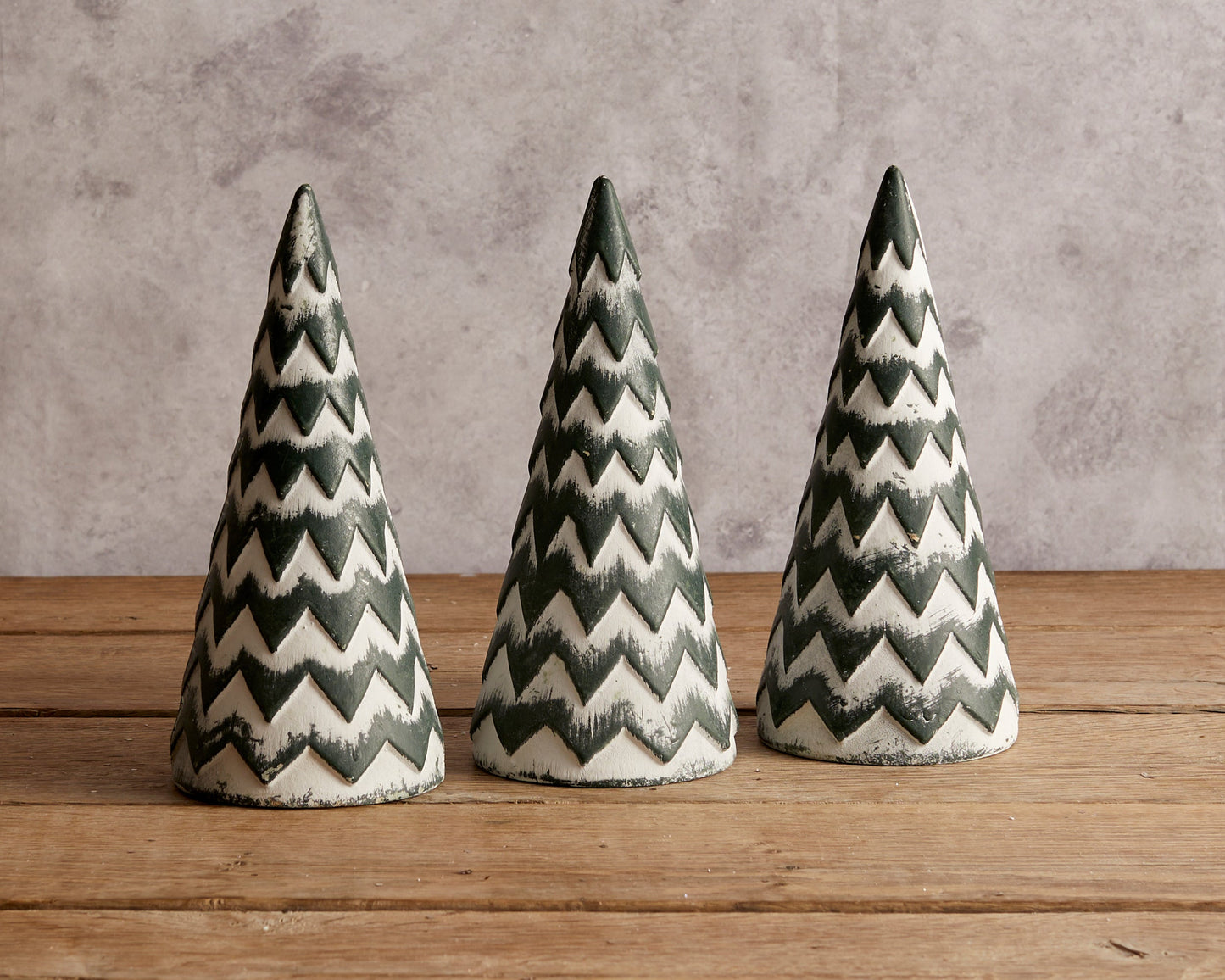 Wooden Snowed Christmas Tree-0