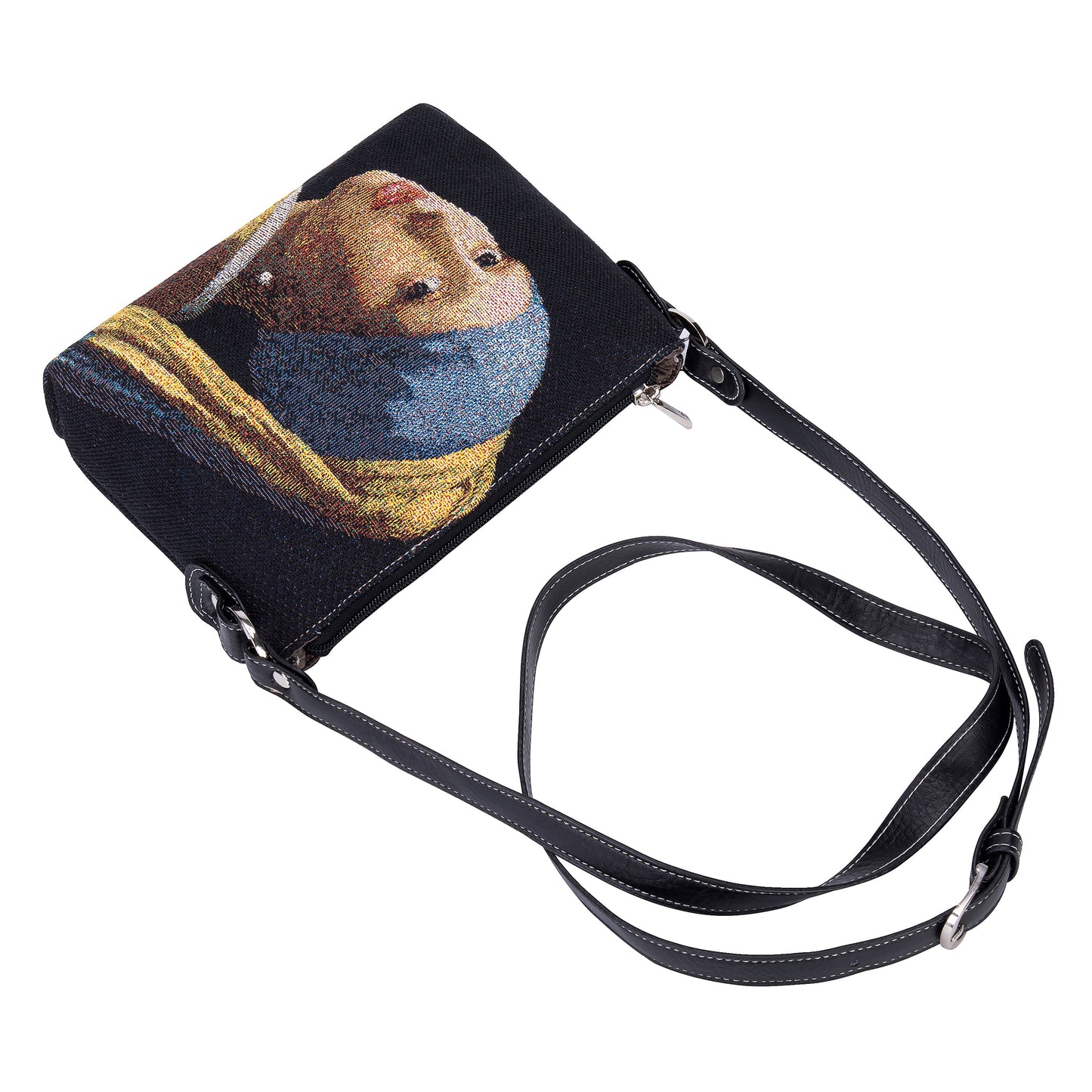 J Vermeer Girl with a Pearl Earring - Cross Body Bag-2
